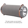 Bluetooth 5.0 Speaker Portable Flashlight Column TWS HiFi Stereo FM