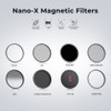 K&F Concept 77mm Magnetic ND64 Filter with Filter Adapter Ring