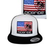 NICERIDE Pride US Flag Classic 6006 Snapback Trucker Baseball Hat