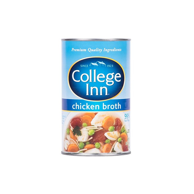 College Inn 48 oz. Can Chicken Broth - 12/Case By
