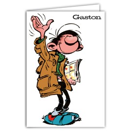 Gaston Lagaffe Leaving Card