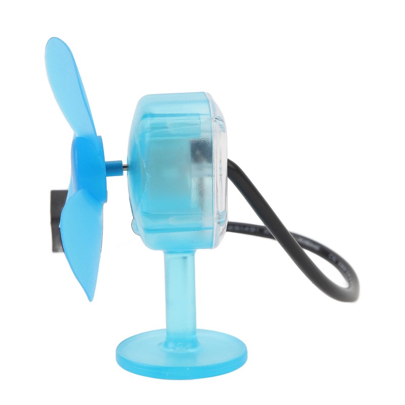 Helmet Dragonfly Fan with Light Suction Cup Propeller Fan Small