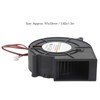 Turbo Blower Cooling Fan Exhaust Centrifugal Fan 4800RPM 42.8CFM 62.4mmh2o
