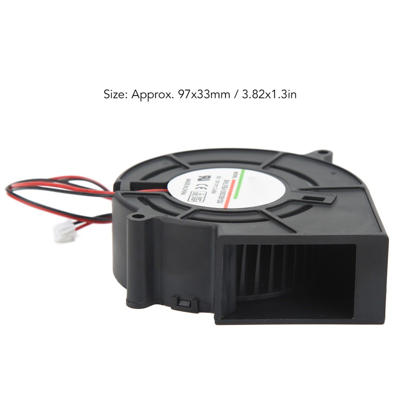Turbo Blower Cooling Fan Exhaust Centrifugal Fan 4800RPM 42.8CFM 62.4mmh2o