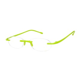 Scojo New York Gels Original Reading Glasses, Handmade Scratch Resistant Readers for Women and Men, Greensleeve - 2.50x