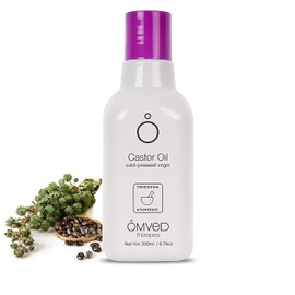 Omved Organic Castor Virgin Oil - Cold Pressed, 200 ml