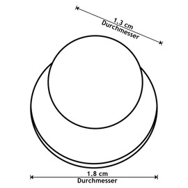 DESERMO Set of 12 Ball Buttons Countries for Chef's Jackets, High-Quality Chef's Jacket Buttons for All Ball Button Cooking Jackets, Professional Cooking Buttons with Country Flag (Italy), italy