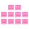 10PCS Silicone Baking Mold Multipurpose High Temperature Resistant DIY Biscuit