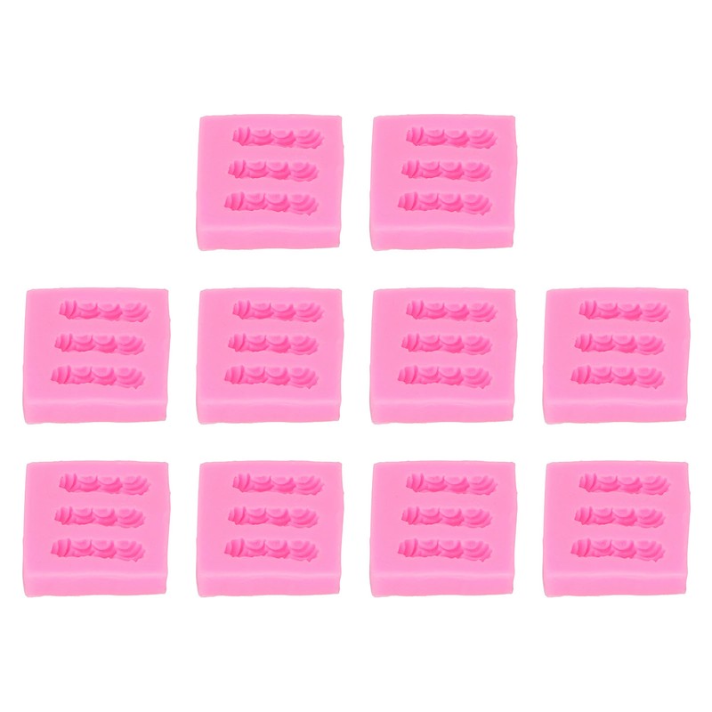10PCS Silicone Baking Mold Multipurpose High Temperature Resistant DIY Biscuit