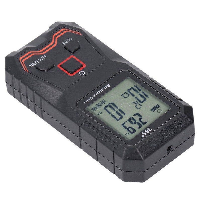 Resistance Tester LCD Display Auto Recognition Quick Response Resistance Meter