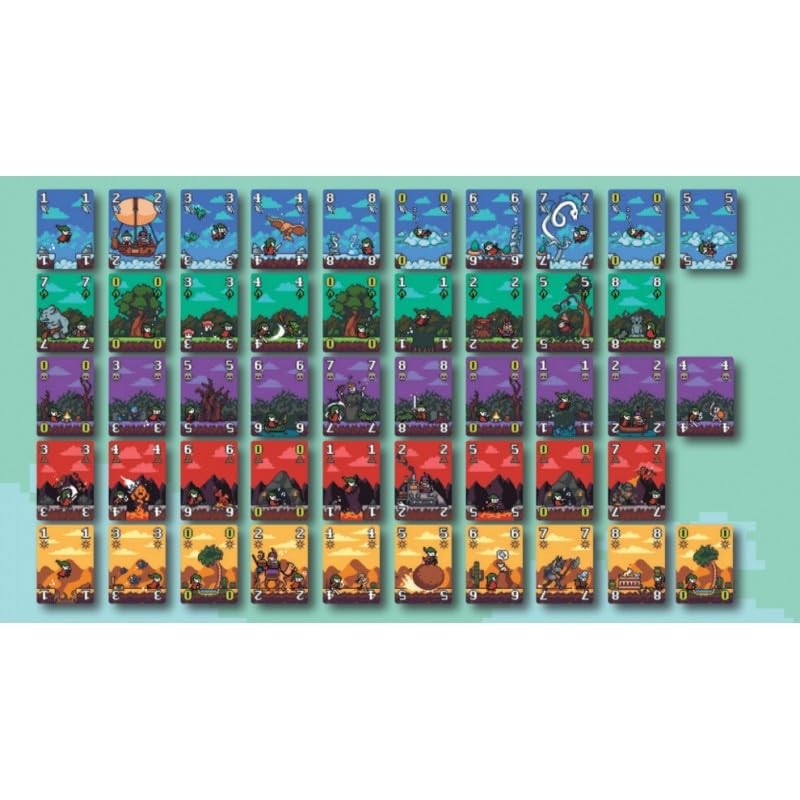 Level 10 Card Game | 8-Bit Themed Puzzle Game |