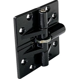 Rockler Double Locking Bifold Door Hinge - Folding Door Hardware 180° Non-Mortise Hinge for Closet, Cabinet, and Accordion - Murphy Door Locks for Secure Folding Doors