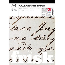 Frisk A4 Calligraphy Paper Pad, Parchment