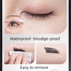 Black Waterproof Mascara for Fine Short Eyelash, Small Brush Can