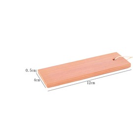 6 Pieces Cedar Hang Ups Natural Cedar Blocks Rectangle Ceder Hangers Cedar Blocks Cedar Hangers Blocks Cedar Wooden Hangers Cedar Planks Storage Accessories for Clothes Storage