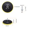sourcing map 6 Inch Hook and Loop Sanding Disc Pads