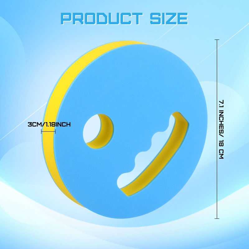 Hungdao 4 Pcs Water Exercise Discs Water Weights for Pool
