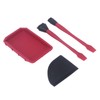 4Pcs Silicone Glue Kit 2 Brush 1 Comb and 1