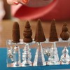 Awesomeonei Acrylic Incense Cones Tower Shape with 6 Holes Pagoda