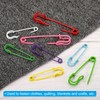 MECCANIXITY Safety Pins 2.48 Inch Large Metal Sewing Pins for