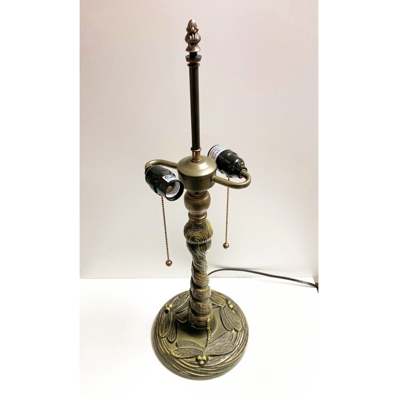 RWS Metals Tiffany Lamp Base-DRAGONFLY Design-Replace