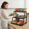 WWN 3-Tier Candy Display - Multi-Functional Counter Snack & Chip