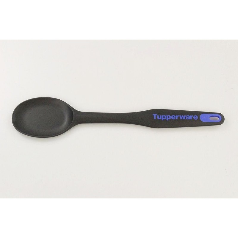 TUPPERWARE Cooking Spoon Mixing Spoon Ready to Use Black Blue