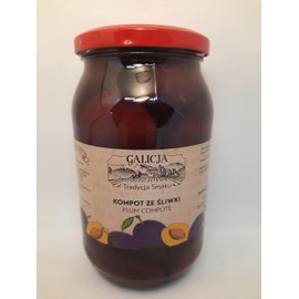 2 Pack Galicja Plum Compote Glass Jar GMO Free 29.98 OZ / 900 gr from Poland