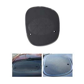 ECOTRIC Driver Dash Speaker Cover Grille Grill Left Compatible With 1998-2005 GMC Jimmy Sonoma S10 Blazer Bravada Replacement for 15046441 Dark Gray