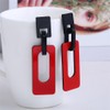 Boho Lightweight Retro Simple Acrylic Splicing Rectangle Earrings for Women