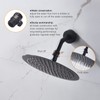 ChuangTim Water Flow Control Valve, Oil Rubbed Bronze Shower Head