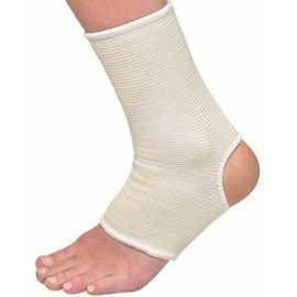 Mueller Elasticated Ankle Support - Beige - Medium