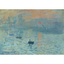 Puzzle for Adults 1000 Pieces Impression Sunrise by Claude Monet 70 x 50 cm Puzzles for Adults Educational Game Challenge Toy 1000 Pieces Puzzles for Adults Children