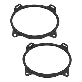 JUWEVAZU 6x9 inch Rear Deck Speaker Adapter Spacer Ring Fit for Toyota Camry 2002-2011, Corolla 2003-2013 Solara 2004-2009 Yaris 2007-2015, Aftermarket Mounting Bracket