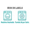 128 Stickerscape Iron On School Name Labels for Children -