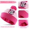 VOENCSU Minnie Hat and Scarf, Minnie Hat Girls Winter, Minnie