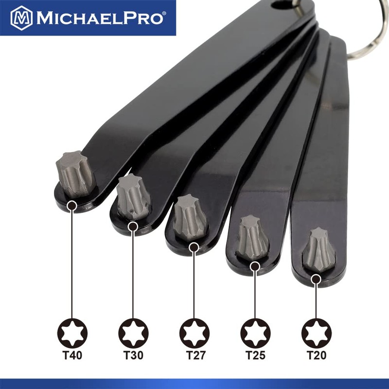 MichaelPro 5-Piece Ultra Low Profile Offset Screwdriver Set, Slim Profile