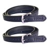 LEXNEL Non-Stretch Soft Stirrup Leather with Stainless Steel Hardware 1