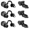 GOMETY Pack of 3 3-Pin Plug and Socket, 12 V