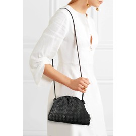 Woven Dumpling Bag for Women Clutch Purses, Cloud Crossbody Handbag Soft Shoulder Bag