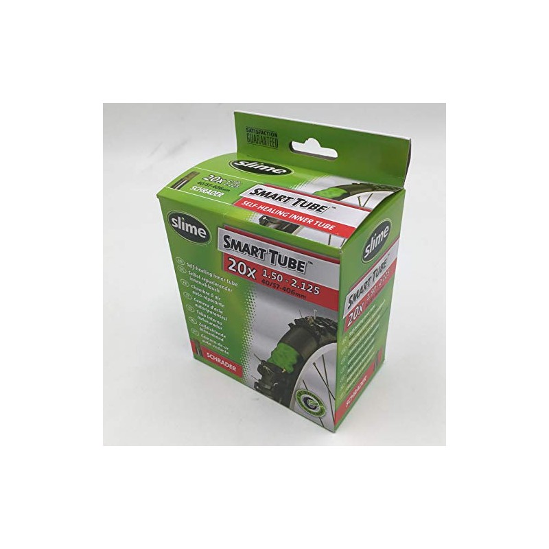 Slime Smart Tube 20" X 1.50-2.125 Self Healing Bike Inner