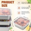 Yiyiring 6 Pcs Stainless Steel Food Storage Containers with Lids
