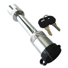 Piece of peace product Hitch Lock Pin 5/8 inch for Theft Prevention, For Theft Prevention, For Trailers, Boats, Jet Skis, Etc., Hitch Ball Mount, Lock, Key Included (Lock Pin 5/8 Inch)