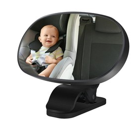Car Mirrors for Baby | Safety Auto Seat Mirrors - Shatterproof Wide Clip Back Seat 360° Adjustable Suction Cup Mirrors for Baby