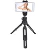Mini Metal Desktop Tripod Stand Selfie Vlog Handle for Mobile