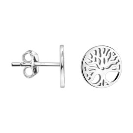 SOFIA MILANI - Women's Earrings 925 Silver - Tree of Life Stud Earring - E0486