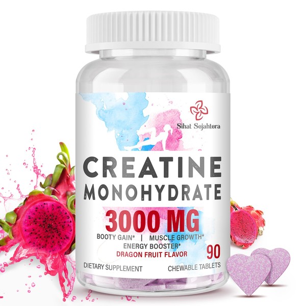 3000 MG Creatine Monohydrate for Women & Men, Creatine Pills