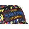 Plata o Plomo Baseball Cap Black and Blue Unisex One