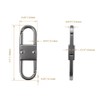 Aemoe Double Opening Mini Carabiner Zipper Clip Zipper Pull Replacement,