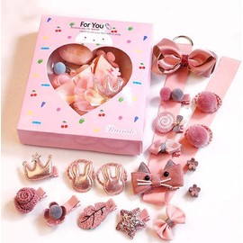 36 Pcs Broches para Bebe Niña Pinza para el Cabello Diademas para Bebés Pinzas para el Cabello de la Niña Lazos para el Cabello Lindos Lazos para el Cabello del Bebé Accesorios para el Cabello Pinzas para el Cabello con Cola de Caballo Set para Bebés Niñ